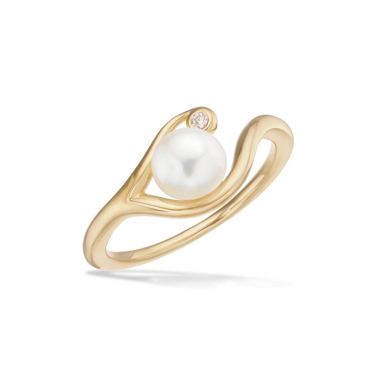 Ring fwp./ zir. 925 goldplated