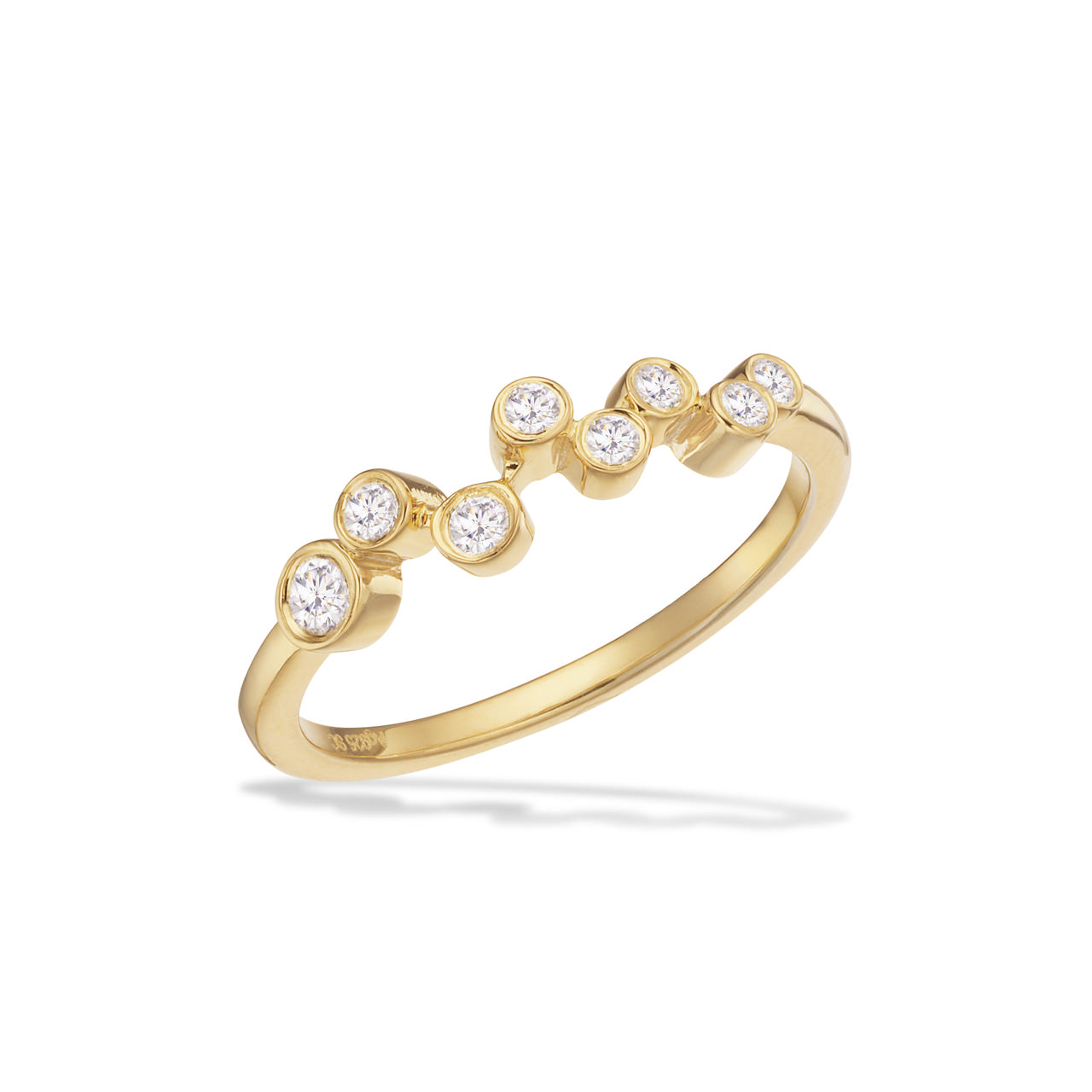 Ring zir. 925 goldplated