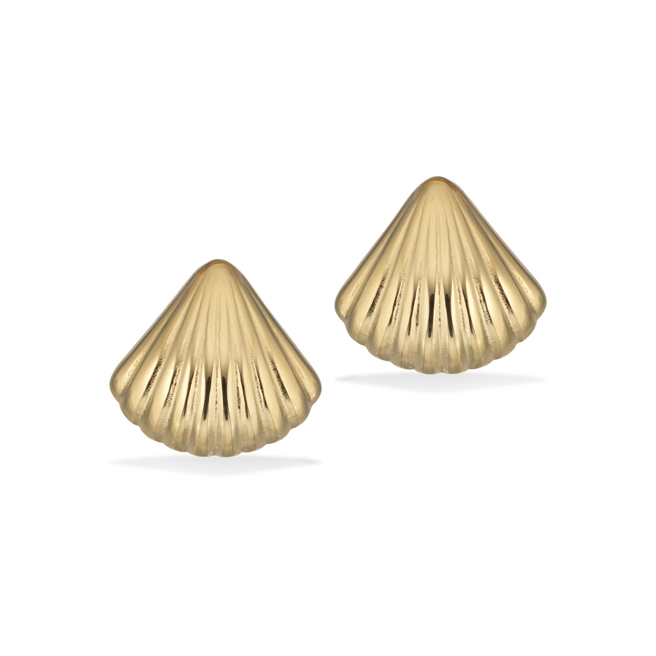 Earsticks shell steel goldplated