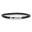 *Force armbånd sort læder m. stål lås 19 cm